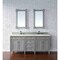 James Martin Vanities Brittany 72in Double Vanity, Urban Gray w/ 3 CM Eternal Marfil Quartz Top 650-V72-UGR-3EMR - alternate 4